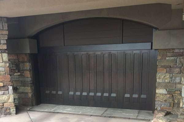 New Wood garage door